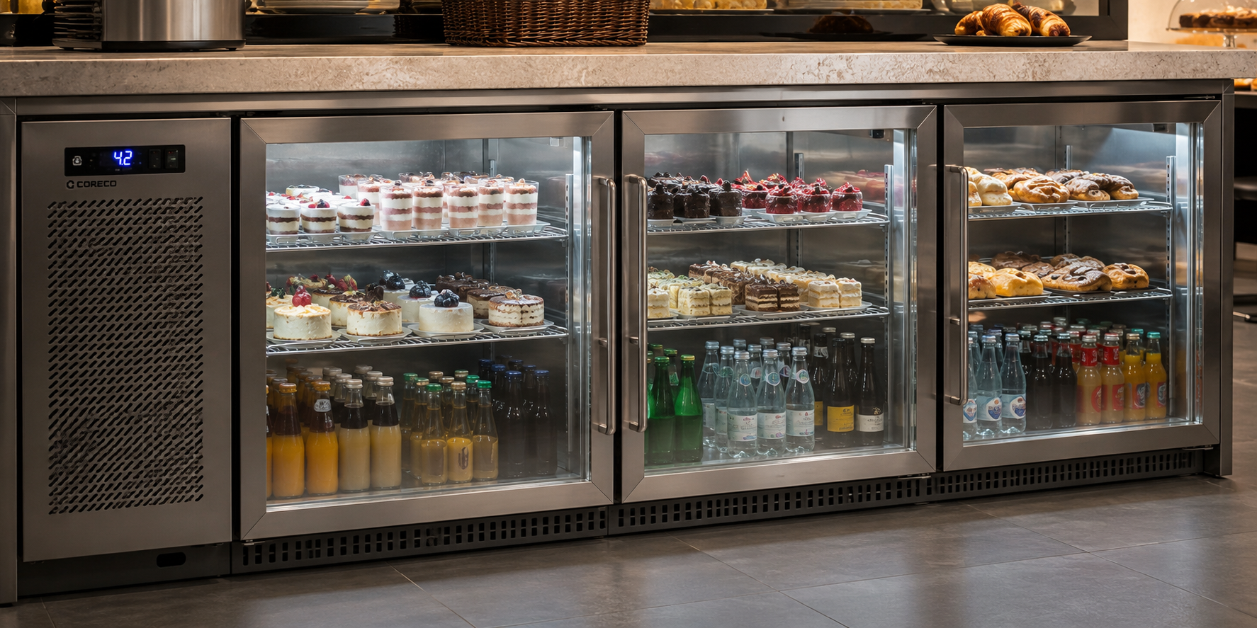 Bajo mostrador frigorífico para bares y restaurantes