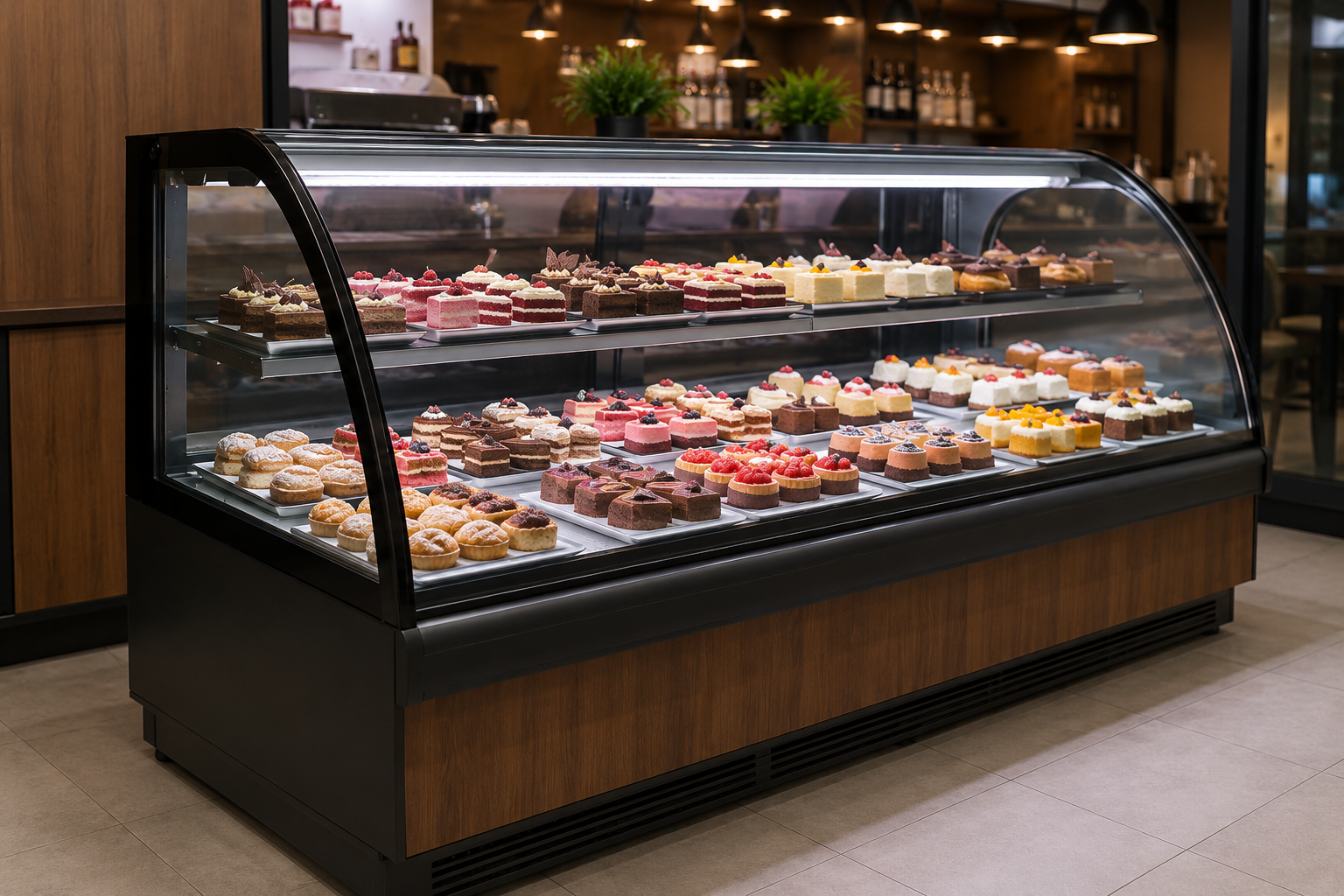 Vitrina refrigerada comercial